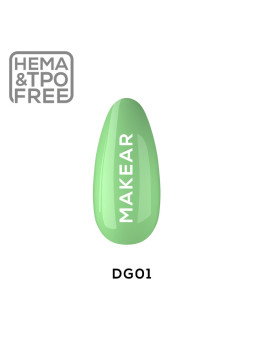 Makear Sweet&Tasty Green Dream DG01 hibrid körömlakk - 8ml