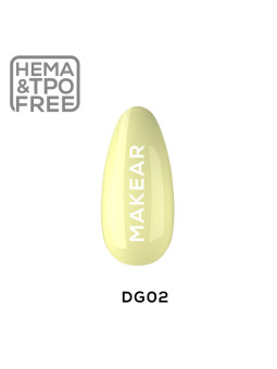 Makear Sweet&Tasty Hello Yellow DG02 Hybrid-Nagellack - 8 ml