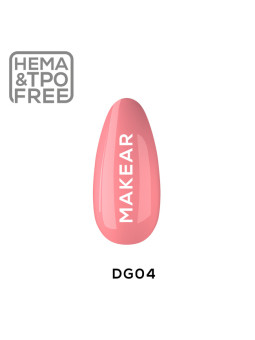 Makear Sweet&Tasty Beach Peach DG04 hibrid körömlakk - 8ml