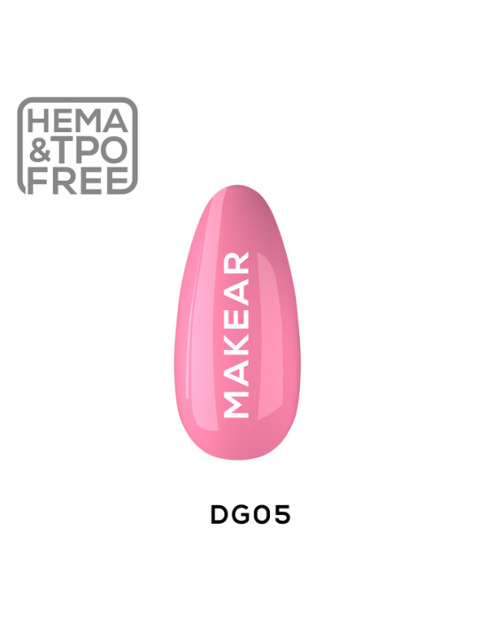 Lac de unghii hibrid Makear Sweet&Tasty Think Pink DG05 - 8ml