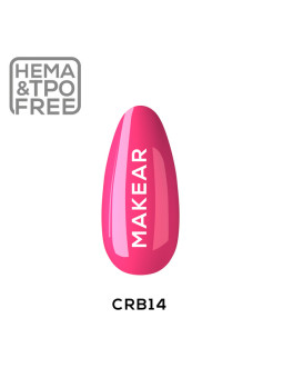 Makear Rubber Base Juicy Pop Pink - Colorful Rubber Base CRB14