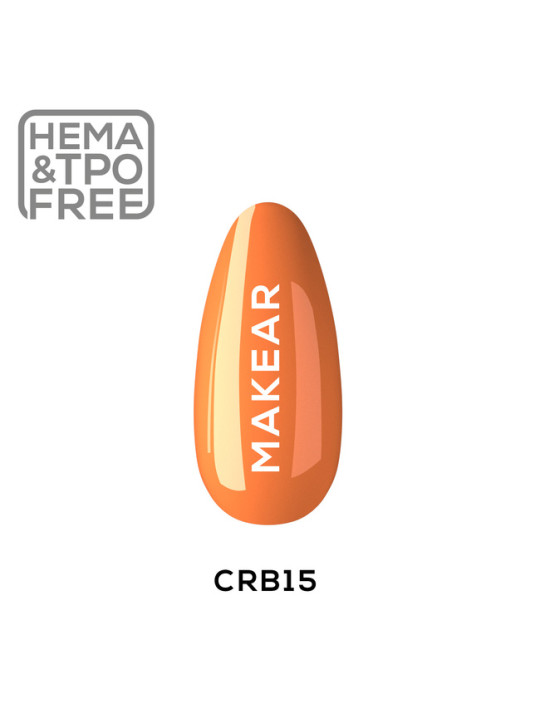 Makear Rubber Base Juicy Sparking Orange - барвиста гумова основа CRB15