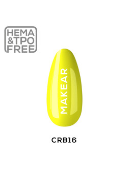 Makear Rubber Base Juicy Bahama Yellow - Colorful Rubber Base CRB16