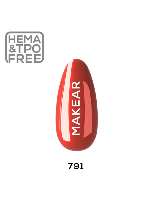 Makear Hybrid-Nagellack 8 ml - I love you 791