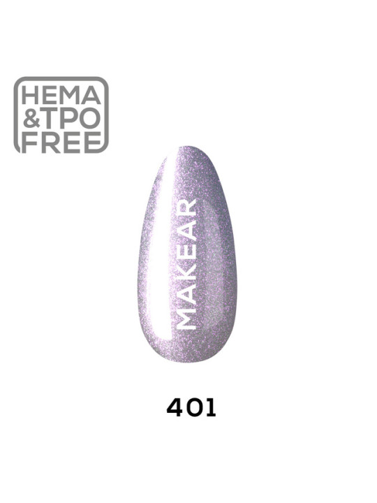 Makear Hybrid lakk 8ml - Fényes 401