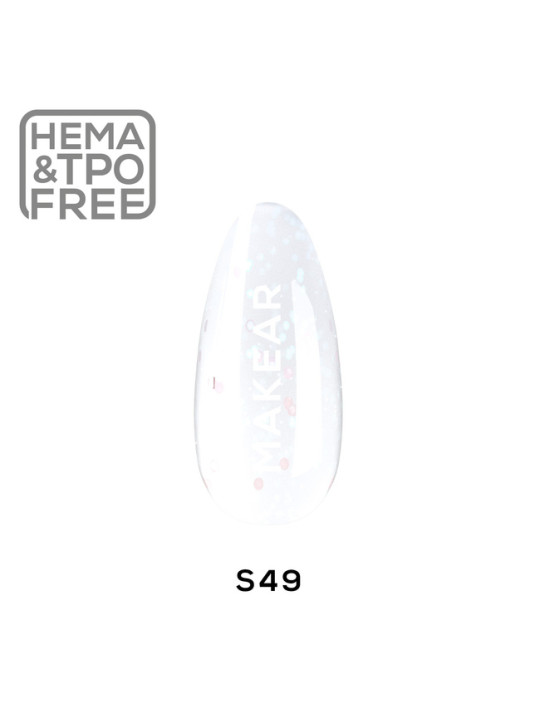 Makear Summer Lineup Hybrid-Nagellack 8 ml - Backstage S49