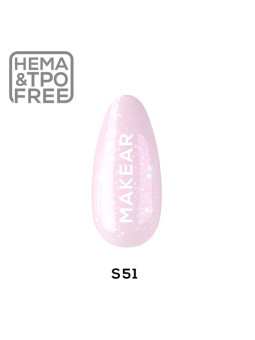 Makear Lakier hybrydowy Summer Lineup 8 ml- Violet groovy S51