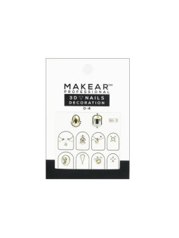 Makear 3D Nails Decoration 04 - autocolante pentru unghii cu strasuri