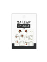 Makear 3D Nails Decoration 06 - autocolante pentru unghii cu strasuri