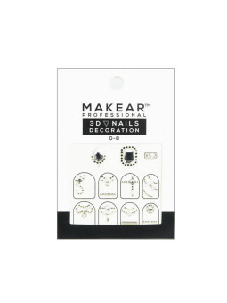 Makear 3D Nails Decoration 08 - nail stickers with rhinestones