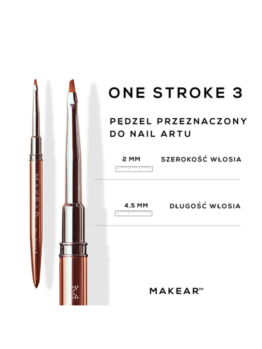 Пензель Makear One Stroke 3