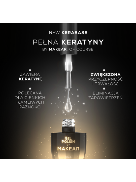 Makear KERA Base - strengthening keratin base 8ml