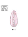 Makear Hybrid nail polish 8ml - Pink Aurora S55