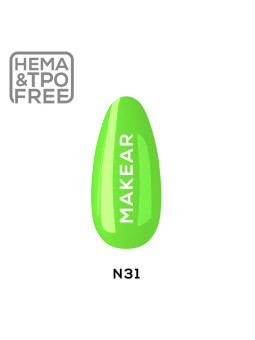 Makear Hybrid Nagellack 8 ml-Neon N31