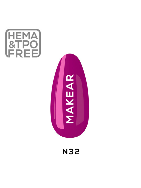 Makear Hybrid nail polish 8ml-Neon N32