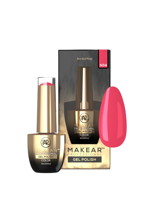 Makear Lakier hybrydowy 8ml-Neon N34