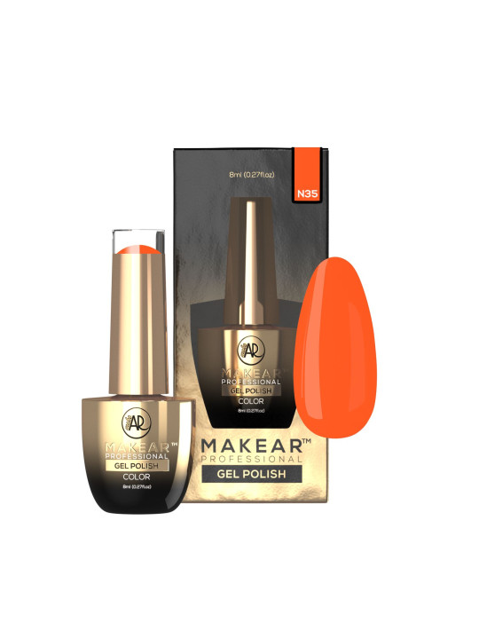 Makear Hybrid lak na nehty 8ml-Neon N35