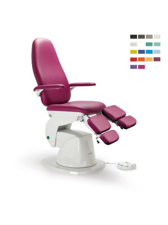 NAMROL Omega 3 podiatry chair - 3 motors with divided footrest