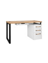 VENTO PRO Manicure Moderno 6 Desk Wooden Top With Absorber and Wooden Handles