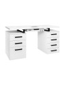 VENTO PRO Manicure Moderno Duo 4 Desk White Top With Absorber and Black Hands