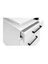 VENTO PRO Manicure Moderno Duo 4 Desk White Top With Absorber and Black Handles