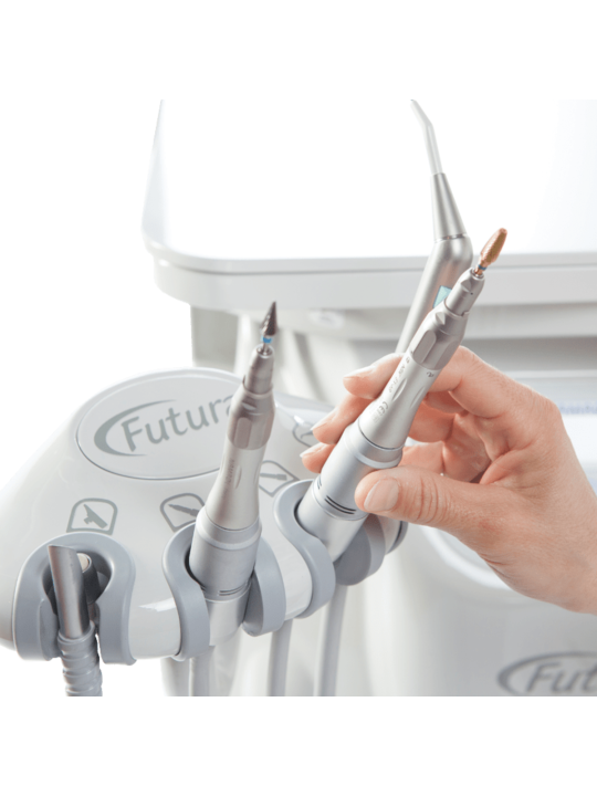 Podiatry unit Namrol Futura Plus - Variant 3: Wet milling machine (NSK) + Bienair turbine