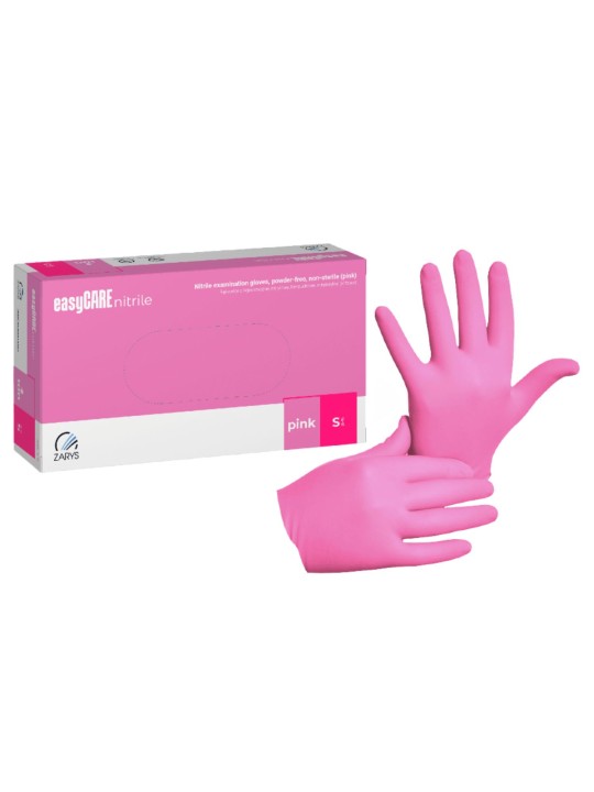 Nitrile Gloves Outline easyCARE Disposable pink size S 100 pcs