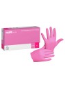 Nitrile Gloves Outline easyCARE Disposable pink size S 100 pcs