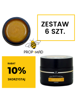 Prop-Mad Propolisowa maść kojąca 50 ml - Zestaw 6 szt.