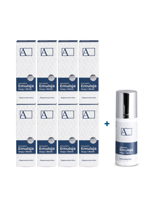 Arkada's Emulsion pro nohy a ruce 75 ml - Promoce 8 + 1.