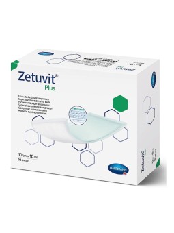 HARTMANN ZETUVIT PLUS - 10 cm  x 10 cm - 1 szt. Opatrunek z superabsorbentem (SAP) na rany silnie sączące
