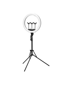 GLOW lampa pierścieniowa ring 18"" RGB bsc ze statywem 45W