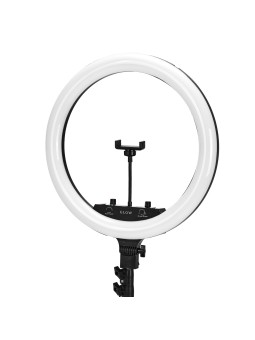 GLOW lampa pierścieniowa ring 18"" RGB bsc ze statywem 45W