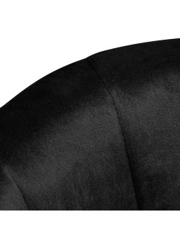 4Rico Hoker barowy QS-B801 aksamit czarny