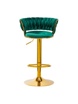 4Rico Bar Hocker QS-B313a velvet green
