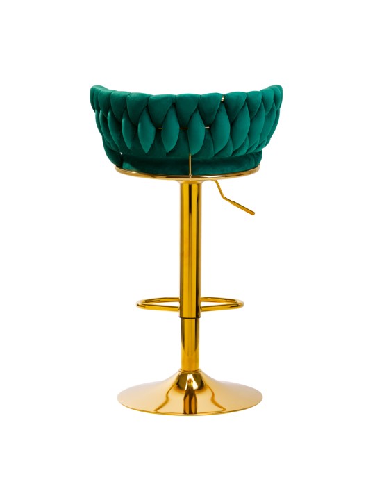 4Rico Hoker barowy QS-B313a aksamit zielony