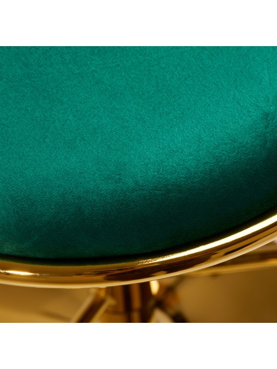 4Rico Hoker barowy QS-B313a aksamit zielony