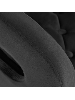 4Rico swivel chair QS-OF213G velvet grey