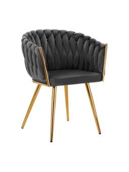 4Rico chair QS-GW06G velvet grey