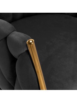 4Rico krzesło QS-GW06G aksamit szare