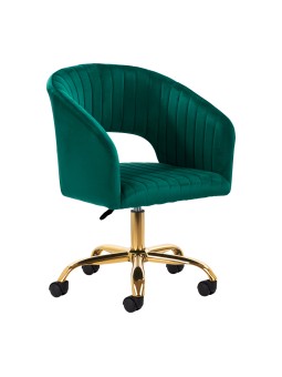 4Rico swivel chair QS-OF212G velvet green