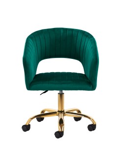 4Rico swivel chair QS-OF212G velvet green