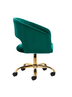 4Rico swivel chair QS-OF212G velvet green