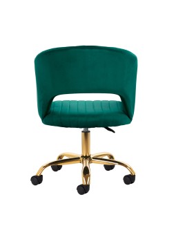 4Rico swivel chair QS-OF212G velvet green