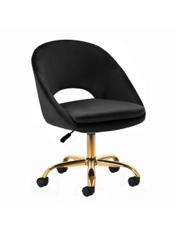 4Rico swivel chair QS-MF18G velvet black