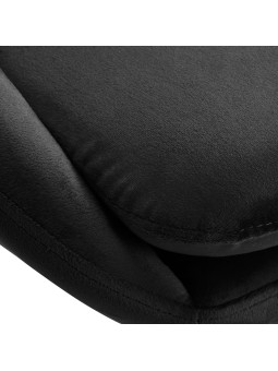 4Rico krzesło obrotowe QS-MF18G aksamit czarne