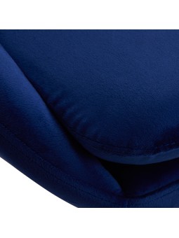 4Rico Drehstuhl QS-MF18G navy blue velvet