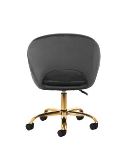 4Rico swivel chair QS-MF18G velvet grey