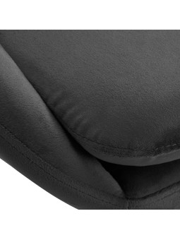 4Rico krzesło obrotowe QS-MF18G aksamit szare