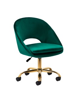 4Rico swivel chair QS-MF18G velvet green